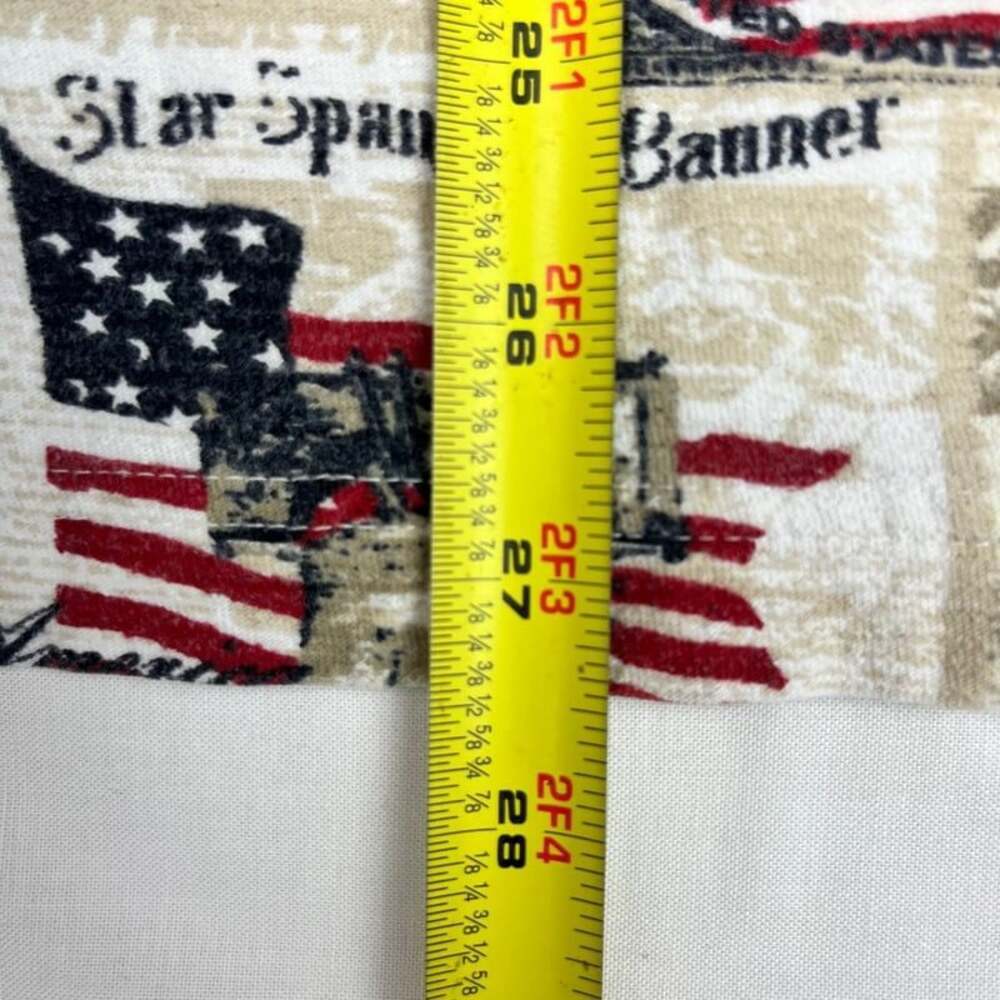 American Summer Patriotic Postage Stamp Polo Shirt XL - Picture 8 of 8